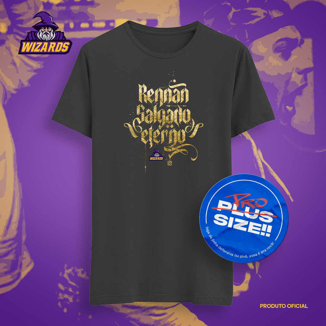 Nome do produto: Brasília Wizards - Rennan Salgado (Plus size)