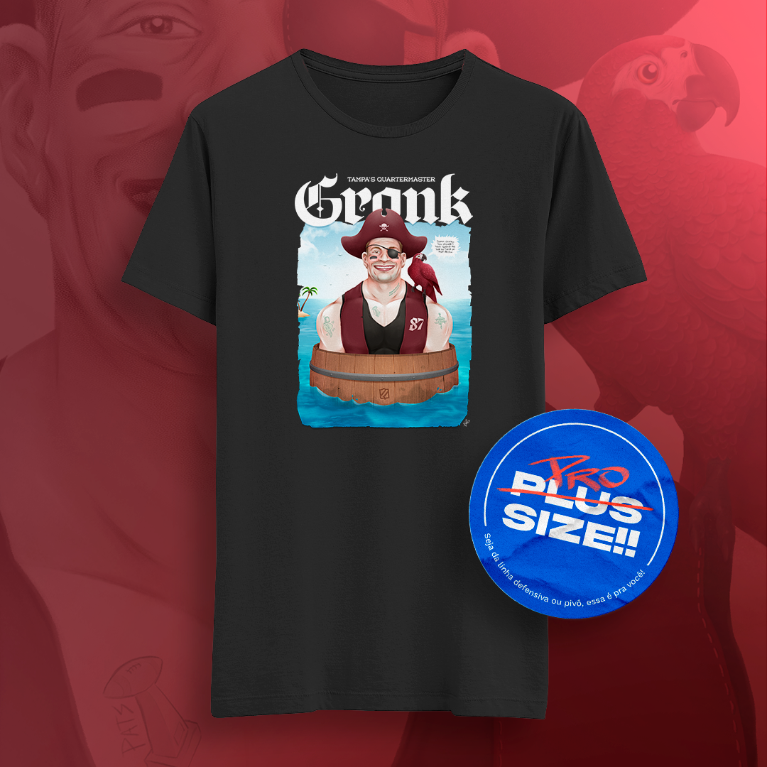 Nome do produto: Tampa Bay - Pirate Gronk (Plus size)