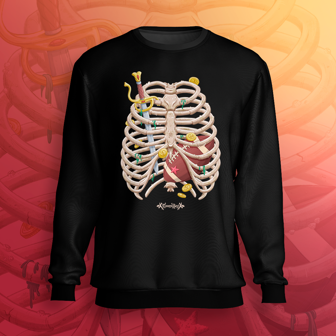 Nome do produto: Tampa Bay -  Pirate rib cage (moletom)