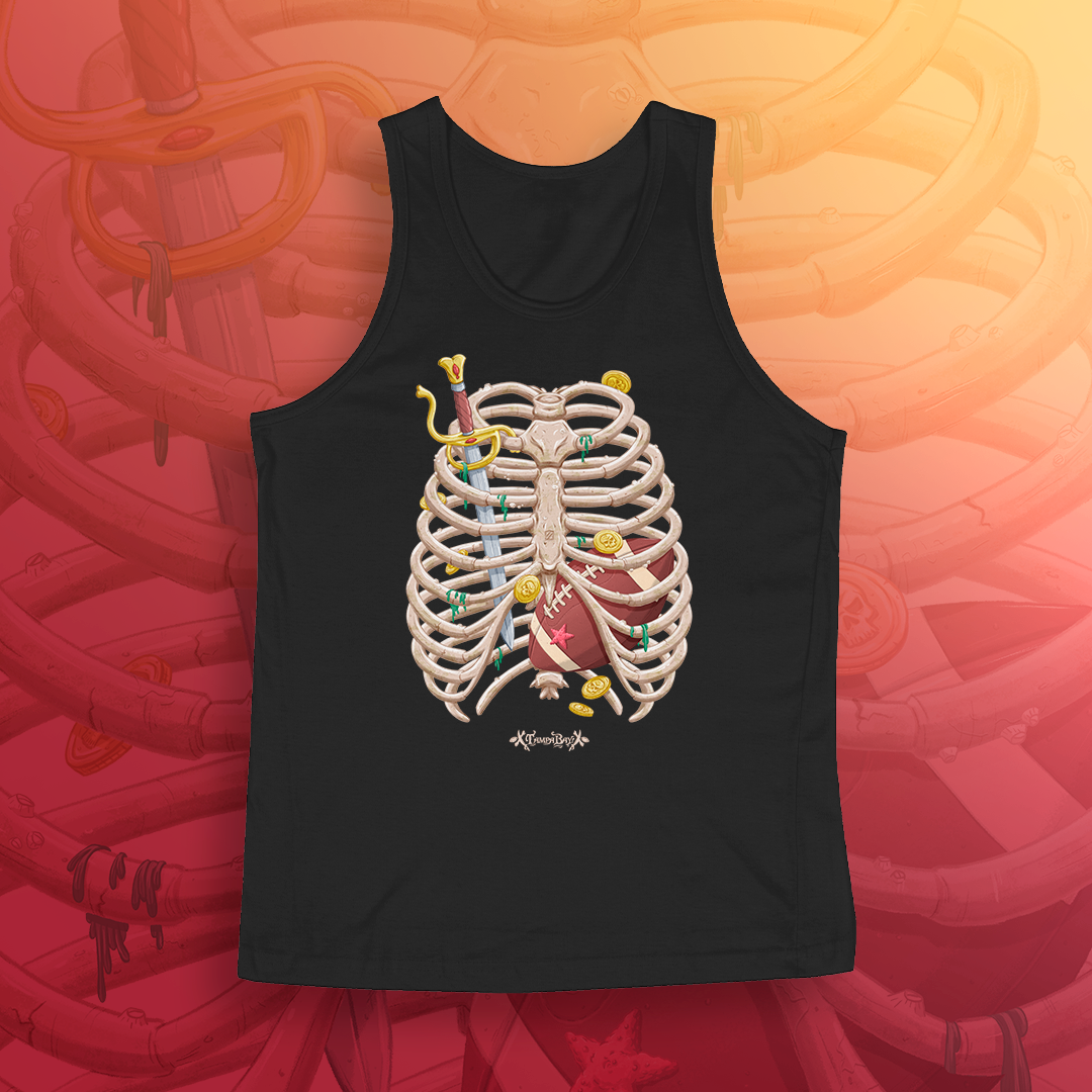 Nome do produto: Tampa Bay -  Pirate rib cage (regata)