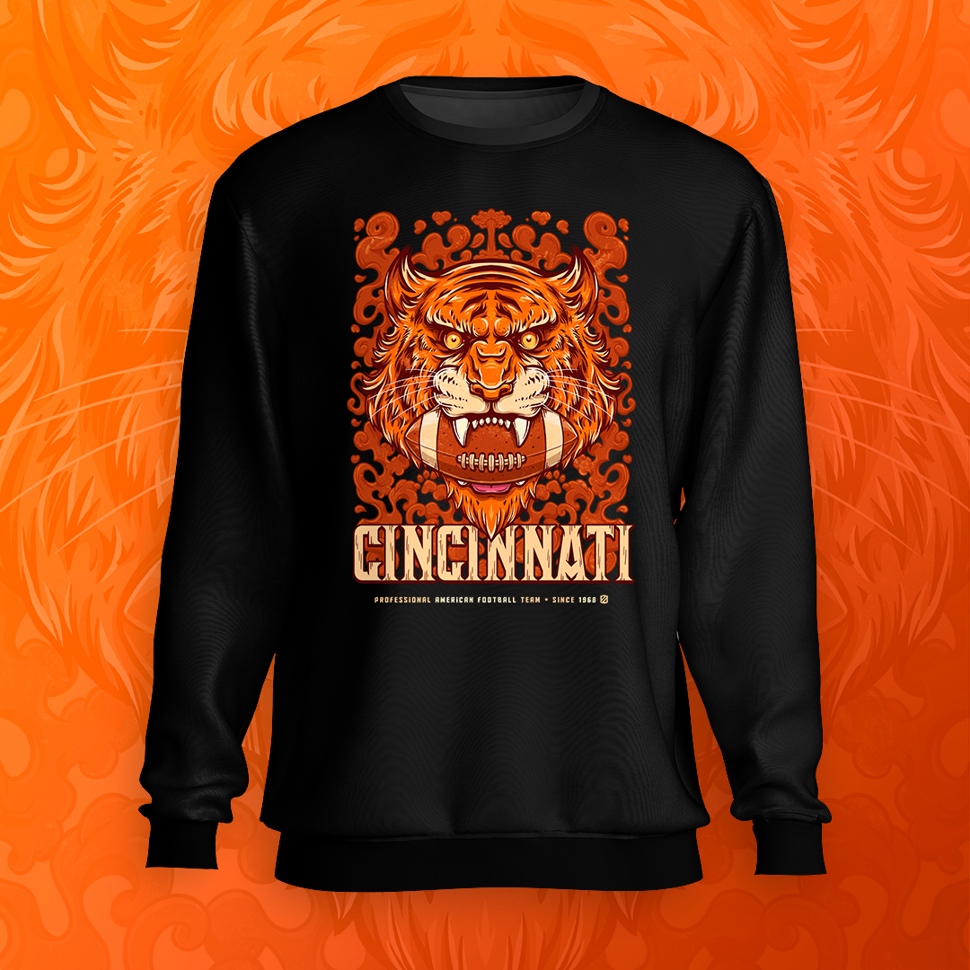 Nome do produto: Cincinnati - Tigre de bengala (moletom)