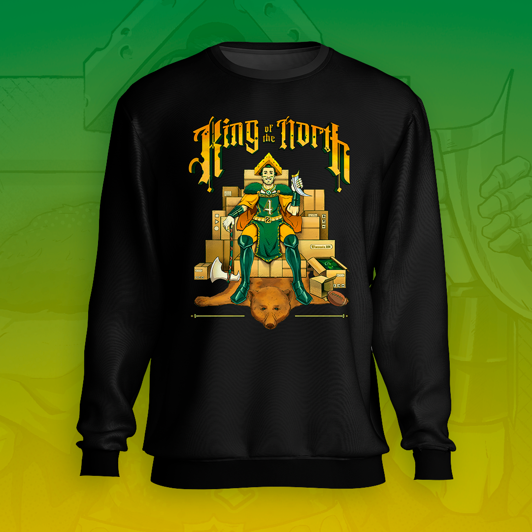 Nome do produto: Green Bay - King of the north (moletom)
