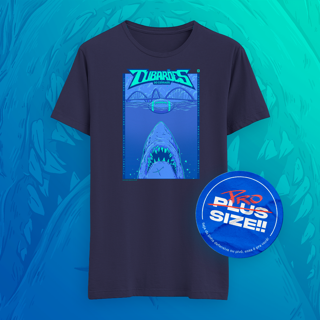 Nome do produto: Tubarões do Cerrado - Jaws (Plus size)