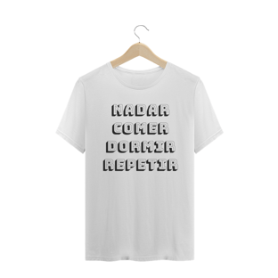 Nome do produtoT-Shirt nadar, comer, dormir e repetir