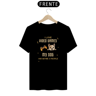 Nome do produto Camiseta games and dog