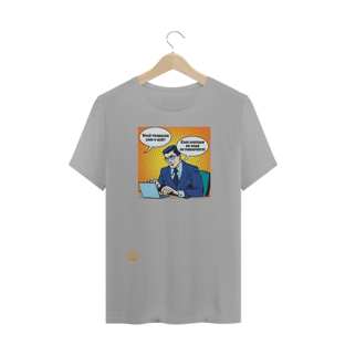 Nome do produtoCamiseta Trabalha com o quê?