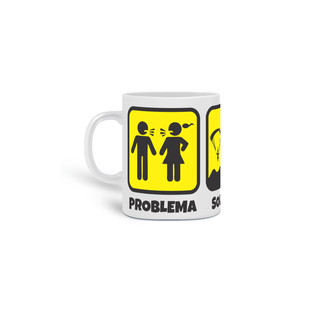 Nome do produto: Caneca Problema e Solução