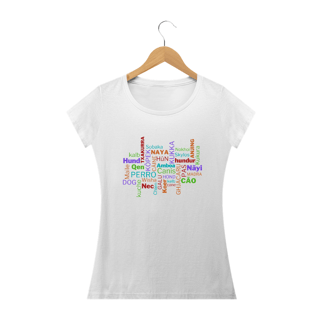 Nome do produto Cão - Idiomas feminina