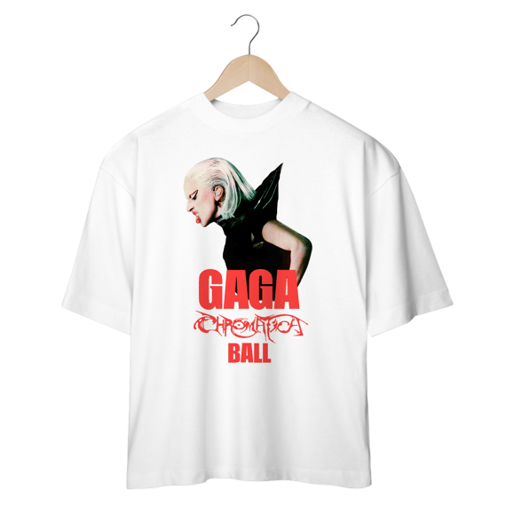 Camiseta Oversized Lady Gaga - Chromatica Ball 