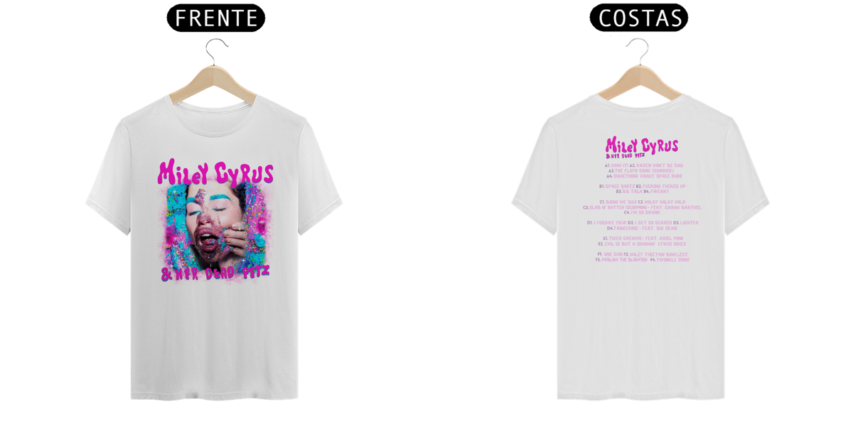Nome do produto: Camiseta Miley Cyrus - Miley Cyrus & Her Dead Petz 
