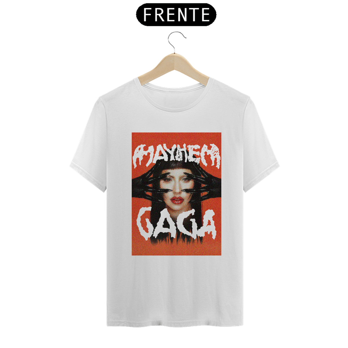 Nome do produto: Camiseta Lady Gaga - Mayhem Gloves