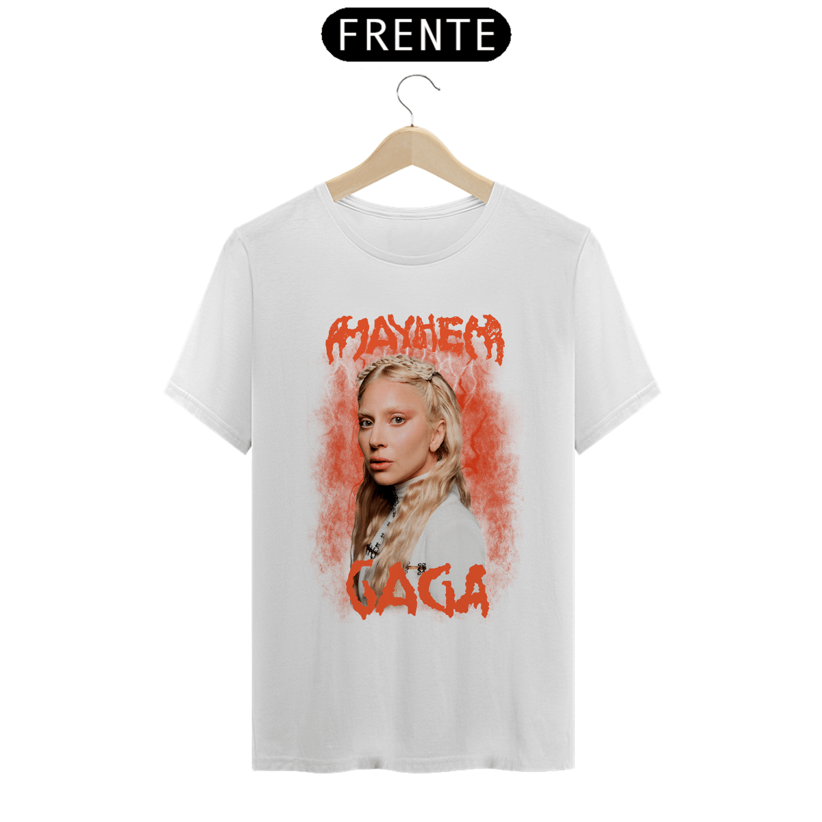 Nome do produto: Camiseta Lady Gaga - Mayhem - Abacadabra White
