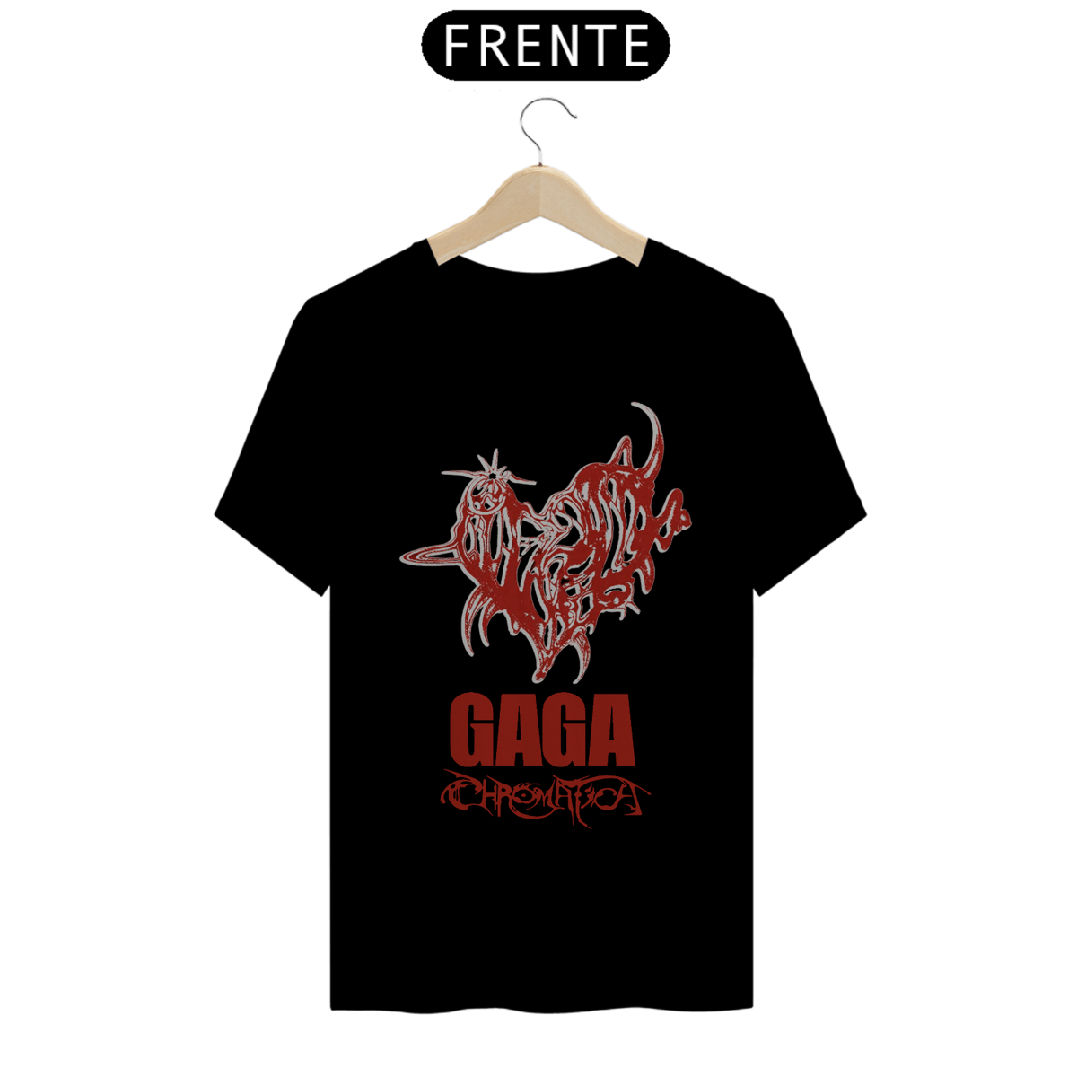 Nome do produto: Camiseta Lady Gaga - Chromatica Ball Heart