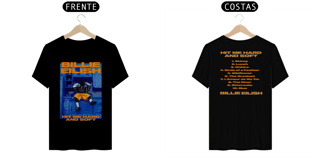 Nome do produto Camiseta Frente e Costas Billie Eilish - Hit Me Hard And Soft Tour Poster + Tracklist