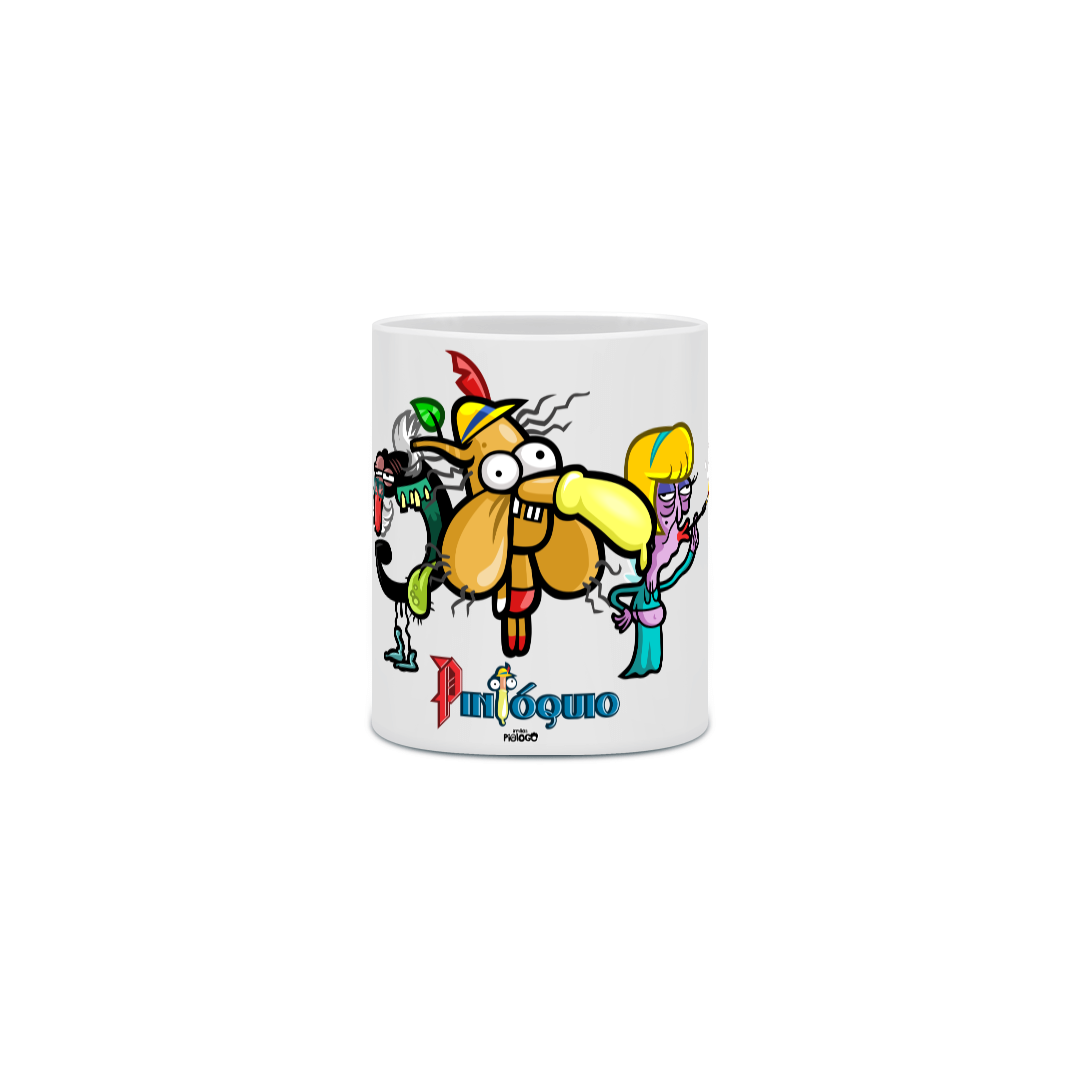 Nome do produto: Pintóquio Família - Caneca
