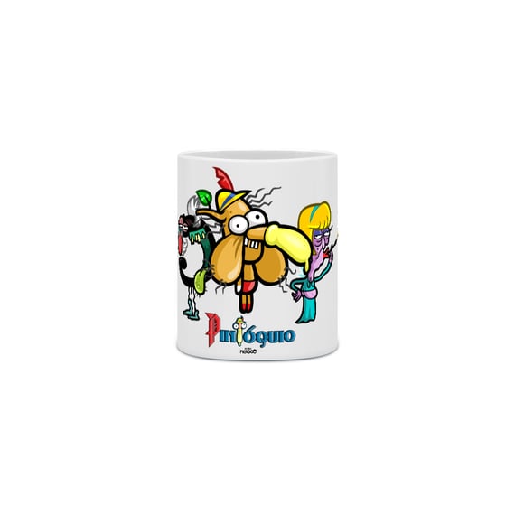 Pintóquio Família - Caneca