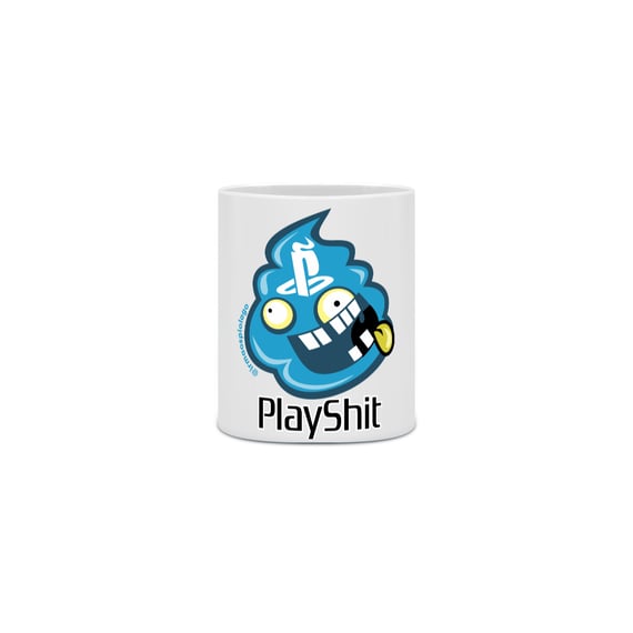 PlaySHIT Caneca