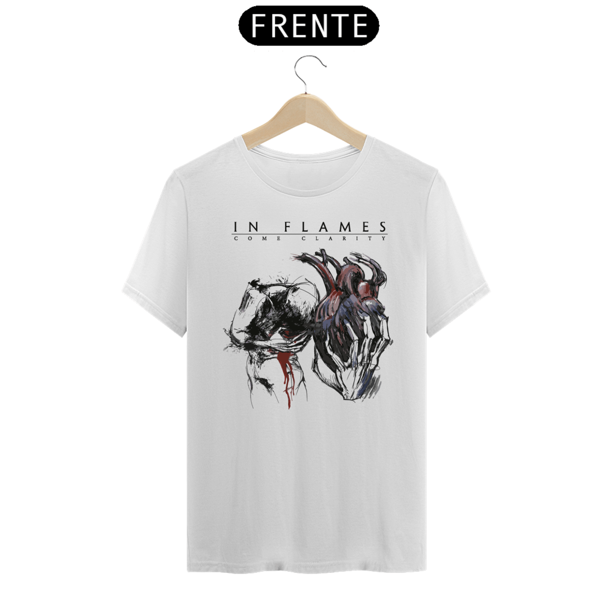 Camiseta Básica - In Flames Nome do produto: Camiseta Básica - In Flames