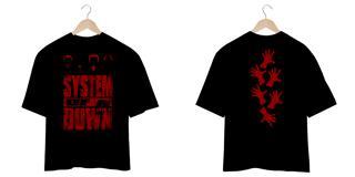 Nome do produto Oversized Unissex - System of a Down