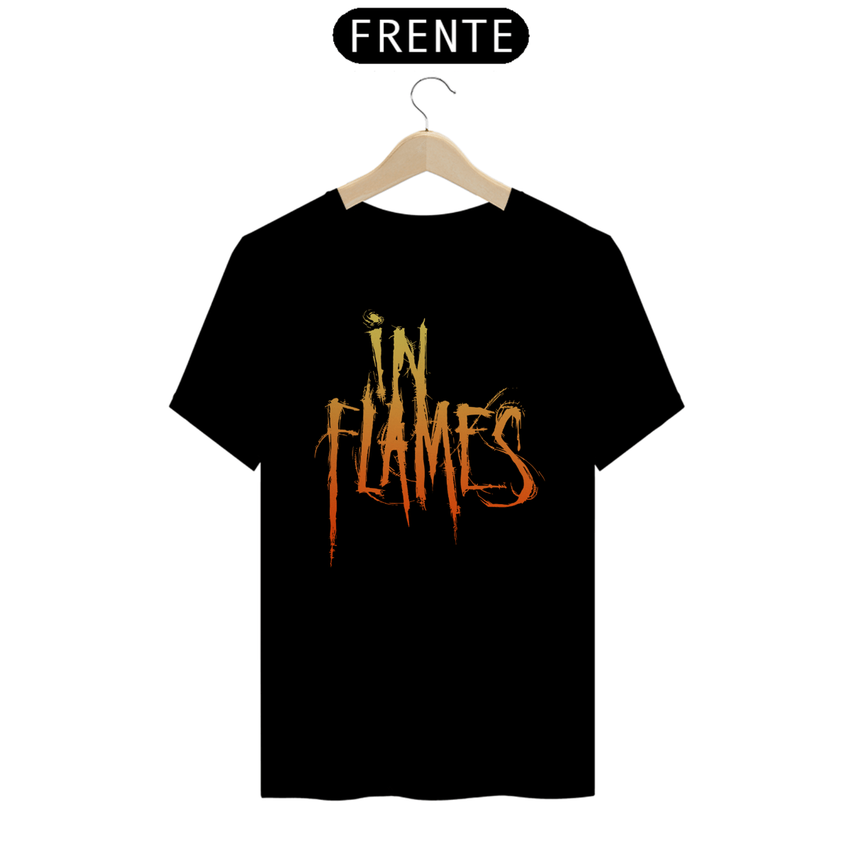 Camiseta Básica - In Flames Nome do produto: Camiseta Básica - In Flames