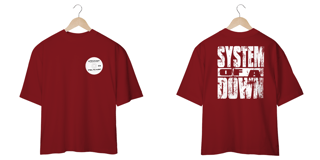 Nome do produto Oversized Unissex - System of a Down