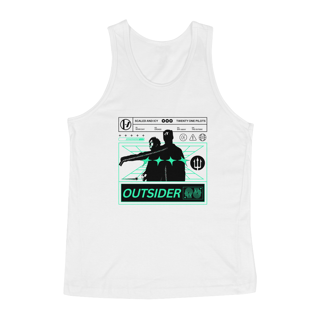 Nome do produto 21 pilots - outsider - regatinha - Rockbox®