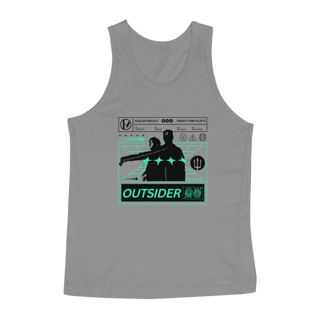 Nome do produto 21 pilots - outsider - regatinha - Rockbox®