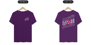 Nome do produto Anti Fitness Club - AntiFitness - Camiseta
