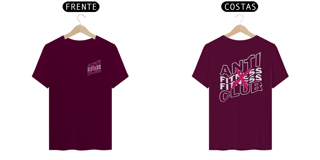 Nome do produto Anti Fitness Club - AntiFitness - Camiseta