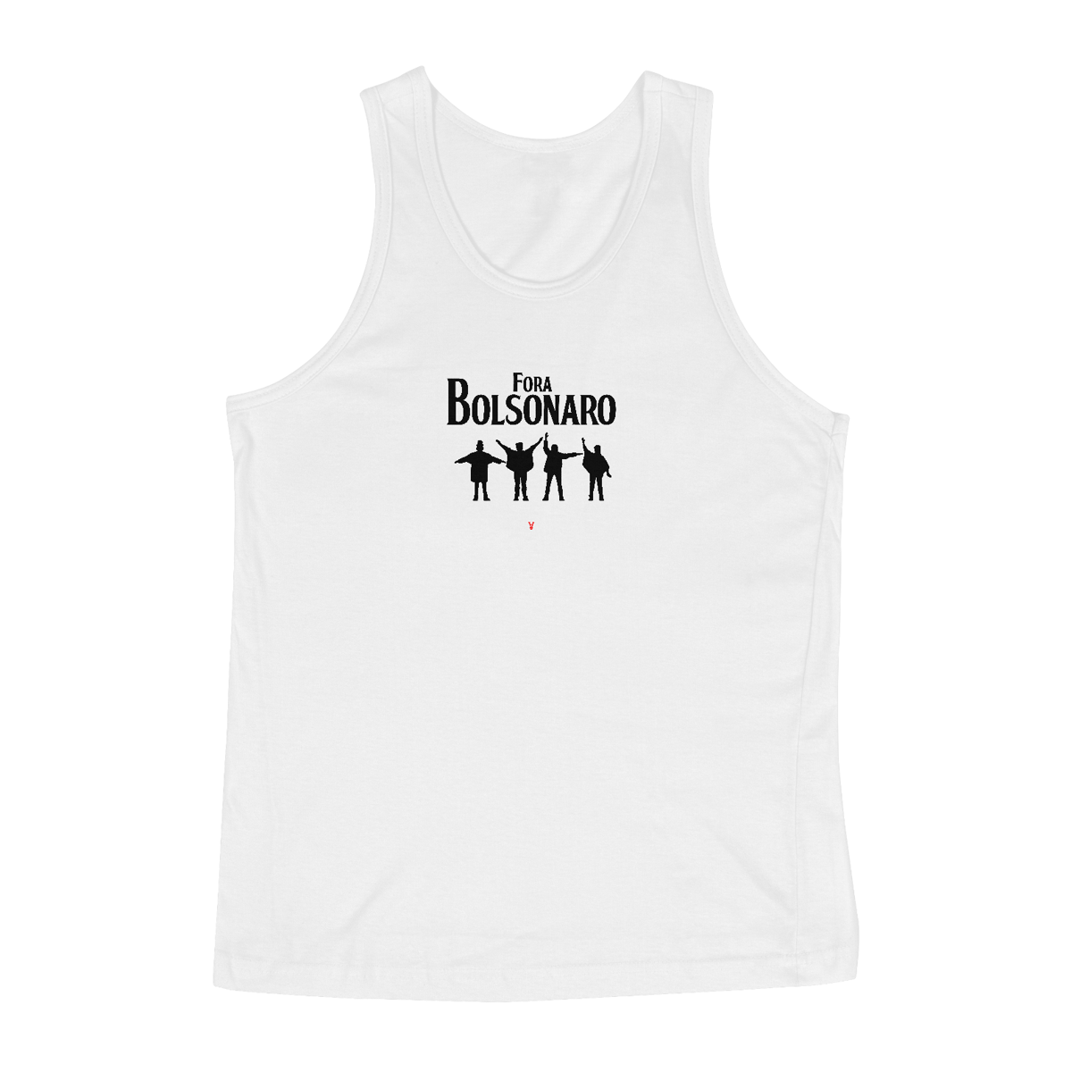 Nome do produto: Fora Bolsonaro regata (texto preto)