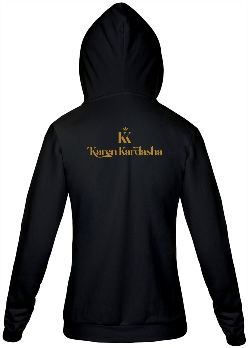 Nome do produto: MOLETOM KK ESCRITA DOURADA
