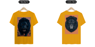 Nome do produto [ESPECIAL] Leão Preto [Imagem Criada - Frente e Verso]
