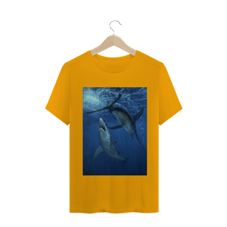 Nome do produto TUBARÃO VS PEIXE ESPADA (ILUSTRAÇÃO)