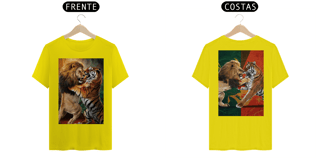 Nome do produto [ESPECIAL] Leão X Tigre [Frente e Verso]