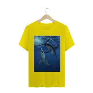 Nome do produto TUBARÃO VS PEIXE ESPADA (ILUSTRAÇÃO)