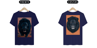 Nome do produto [ESPECIAL] Leão Preto [Imagem Criada - Frente e Verso]