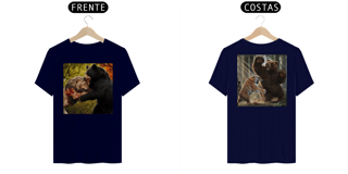 Nome do produto [ESPECIAL] Leão e Tigre X Urso (s) [FRENTE E COSTAS]