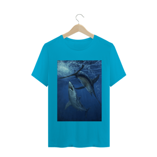 Nome do produto TUBARÃO VS PEIXE ESPADA (ILUSTRAÇÃO)