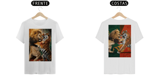 Nome do produto [ESPECIAL] Leão X Tigre [Frente e Verso]