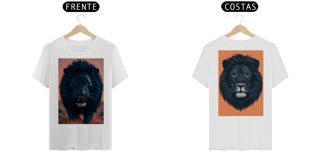 Nome do produto [ESPECIAL] Leão Preto [Imagem Criada - Frente e Verso]