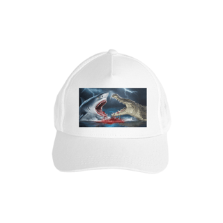 Nome do produto Boné - Tubarão X Crocodilo