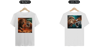 Nome do produto [ESPECIAL] Leão X Tigre [Frente e Verso]
