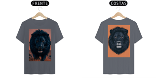 Nome do produto [ESPECIAL] Leão Preto [Imagem Criada - Frente e Verso]
