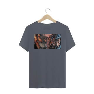 Nome do produto LOBO E TIGRE (Ilustração)