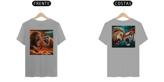 Nome do produto [ESPECIAL] Leão X Tigre [Frente e Verso]