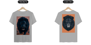 Nome do produto [ESPECIAL] Leão Preto [Imagem Criada - Frente e Verso]