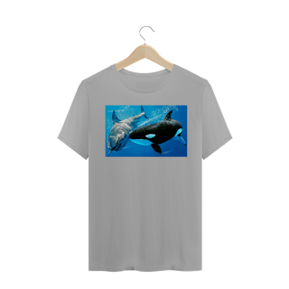 Nome do produto TUBARÃO BRANCO VS ORCA - ILUSTRAÇÃO