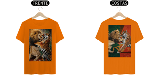 Nome do produto [ESPECIAL] Leão X Tigre [Frente e Verso]
