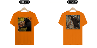 Nome do produto [ESPECIAL] Leão e Tigre X Urso (s) [FRENTE E COSTAS]