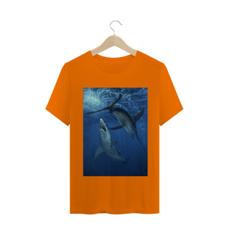 Nome do produto TUBARÃO VS PEIXE ESPADA (ILUSTRAÇÃO)
